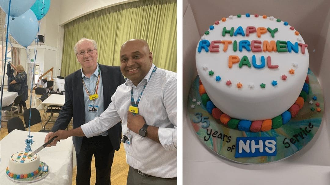Surprise retirement celebration for CEO Paul
