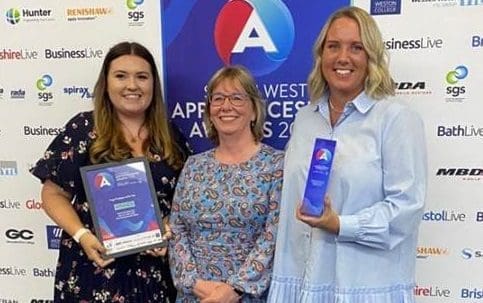 Trust named Large Employer of the Year in the SW Apprenticeship Awards