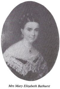 Mrs Mary Elizabeth Bathurst