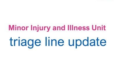 Minor Injury and Illness Units – Triage Line Update