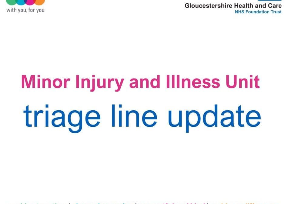 Minor Injury and Illness Units – Triage Line Update