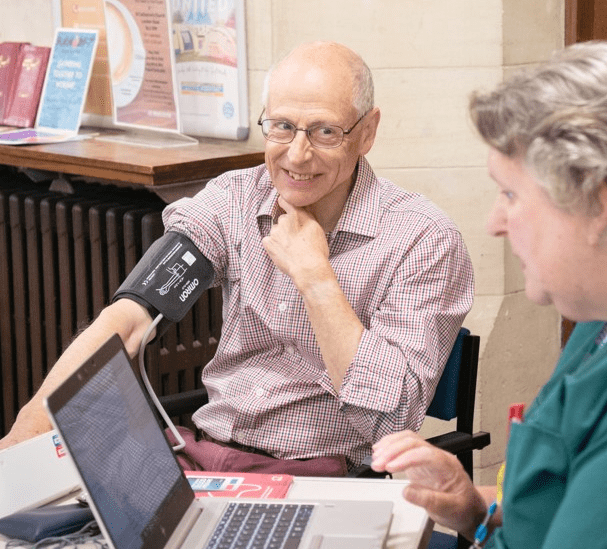 NHS community health event at Jamal Al-Karim Mosque