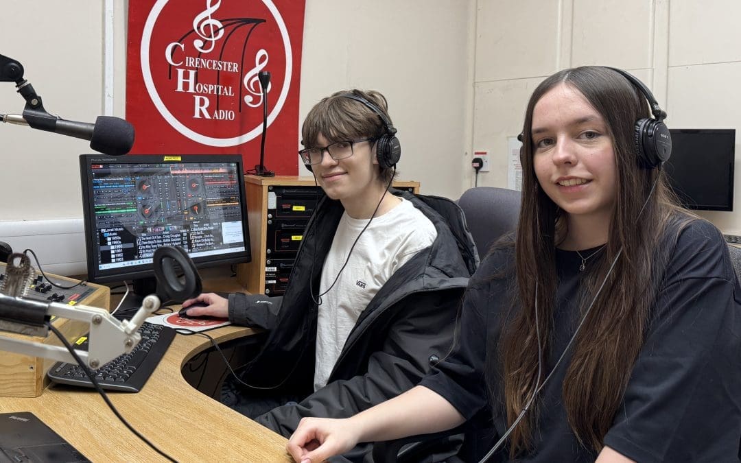 T-Level Students join Cirencester Hospital Radio