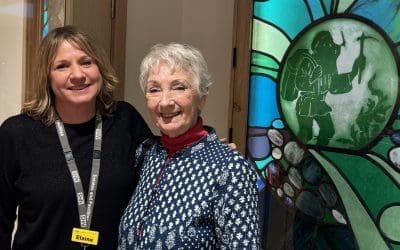 Colliers Court window unveiling