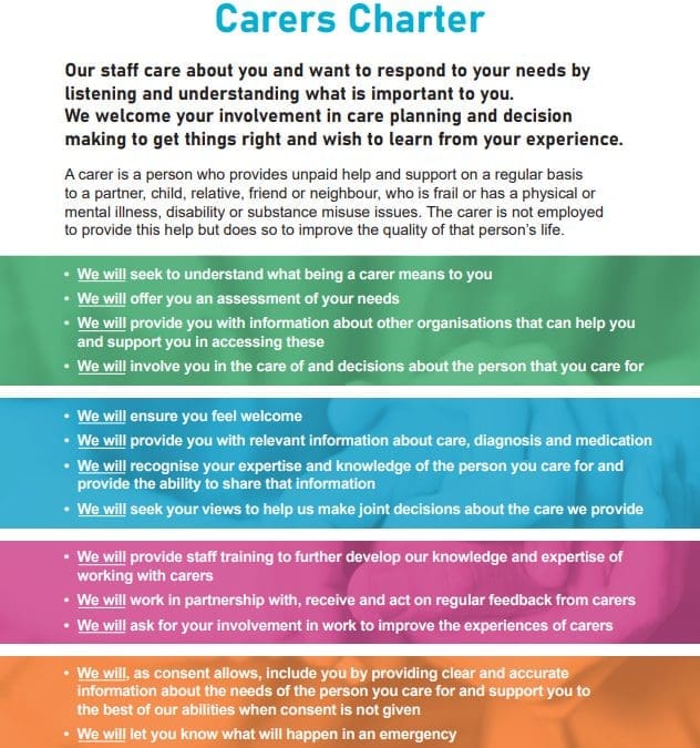 Our Carers’ Charter